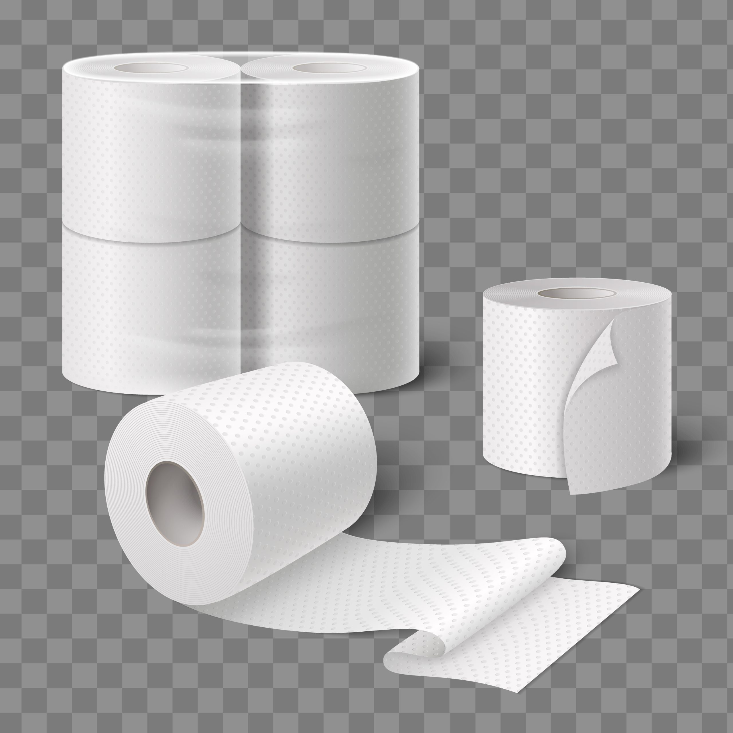 Bath Tissue Rolls Composition